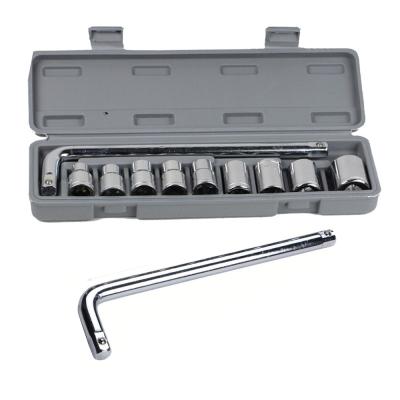 China Auto Repair Auto Repair 10 Pieces Combination Wrench Socket For Automobile L-Type Repair for sale