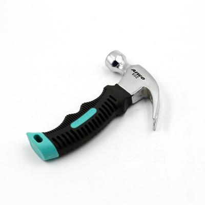 China Pick Hammer Pick Hammer High Quality Carbon Steel 8oz Claw Hammer With TPR Handle Small Mini Claw Hammer for sale