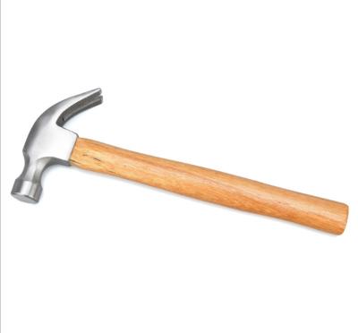 China Duarble High Carbon Steel Claw Hammer Duarble With Wooden Handle for sale