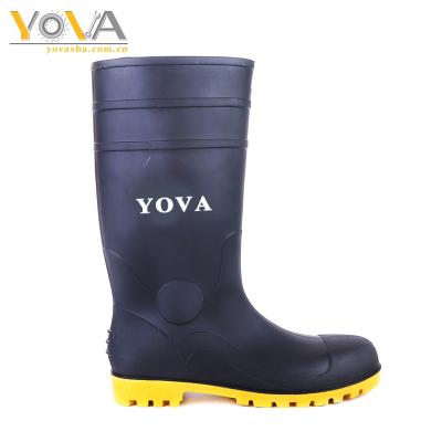 China ISO 20345 Industry Boots CE Heavy Duty Anti-Sensual Anti-Sensual EN 20345 PVC Steel Mining Boot Toe Safety Boots And Midsole for sale