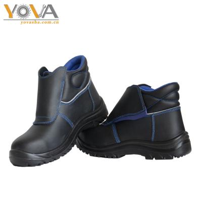 China Steel Toe Good Quality Industrial Safety Men's Work Shoes PU Steel Toe Boots Welding Safety Shoes Work Shoes For Sale for sale