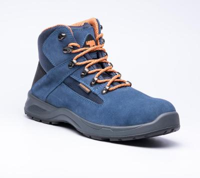 China Toe Industrial Blue Leather Steel Toe Safety Shoes from Toe Wholesale Factory Brand Suede for unisex for sale