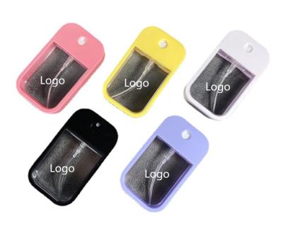 China Eco-friendly 2022 Weekly Pill Organizer Refillable Plastic Credit Card Cell Phone Shaped 38/45/50ml Pouch Perfume Mist Spray Bottle For Hand Sanitizer Sprayer for sale