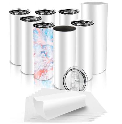 China 2021 Custom Stocked Insulated Double Wall 20oz Stainless Steel Sublimation Tumblers Water Bottle Mugs With Slide Lid And Straw for sale