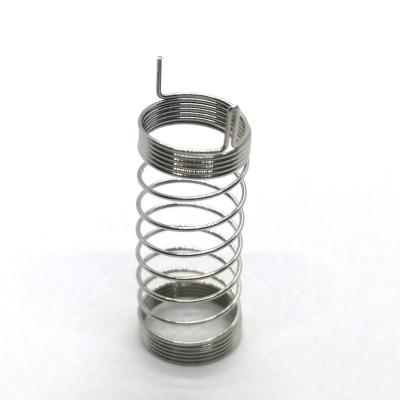 China HXD 0.4mm Tapered Nickel Wire Israel Battery Contact Spring for sale