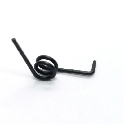 China Black Torsion HXD 0.75mm Oxided Metal Torsion Spring For Machine for sale