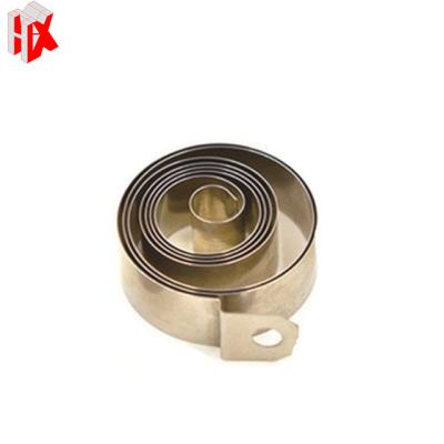 China Apartment ; Leaf ; Custom Adjustable Plate Force Constant Spring Flat Brass Clock Spring For OEM for sale