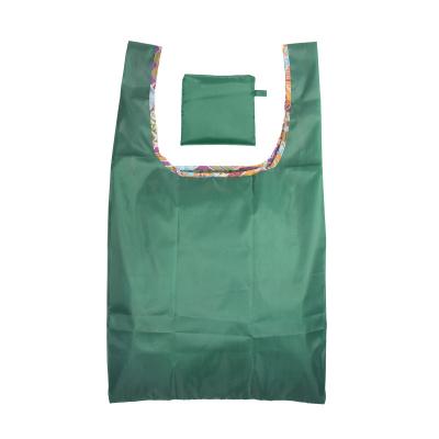 China Folding Shopping Bag Tote Eco Friendly Foldable Recycled Reusable Waterproof Grocery Bag for sale