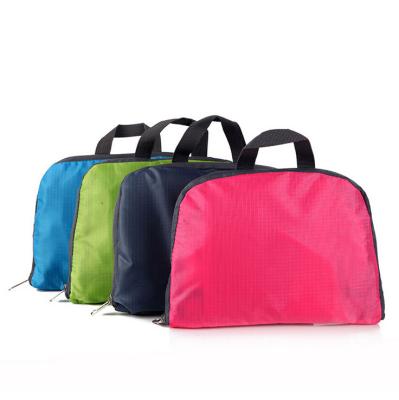 China China Wholesale Custom Outdoor Promotional Travel Bag Recycled Light Weight Foldable Backpack Bag for sale