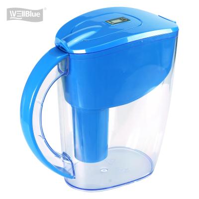 China 3.8L Large-tasting durable drinking water AS water kangen filter material portable alkaline rich mineral ionizer, alkaline and hydrogen filter pitcher for sale