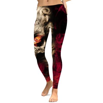 China Antibacterial Print Workout Fitness Skinny On Demand Seamless Leggings For Women for sale