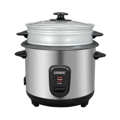 China Stainless Steel Right Lid Low Power Consumption Tin Plate Housing Electric Rice Cooker 0.8L/1.0L /1.5L/1.8L/2.2L/2.3/ Full Body Free Spare Parts C for sale