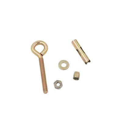 China Customized non standard round m8 carbon steel Q235 hook anchor bolt building embedded parts for sale