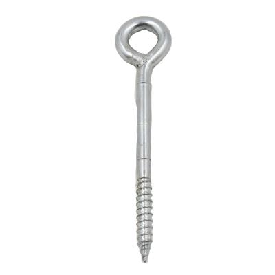 China M6 Round Carbon Steel Welded Eye Screws With Galvanized for sale