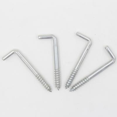 China Carbon Steel 20X70mm L (Square) Screw Fasteners Hook With Galvanization for sale