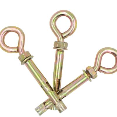 China Steel Buildings M6 Sleeve Anchor Eye Bolt With Galvanized for sale