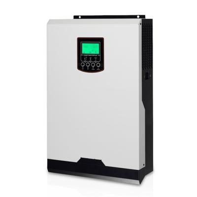 China Top Selling 24V 3.5KW 3.5KVA 500VDC Off Grid Hybrid Solar Inverter with Pure Sine Wave and LCD Control Panel 100*300*400mm for sale