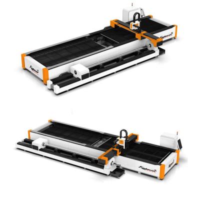 China Maschine für das automatische Schneiden von Rohren mit geringer Wartungsleistung Faserlaser 10000w 12000w 8000w 6000w 4000*1500mm Schneidflächenverstärker zu verkaufen