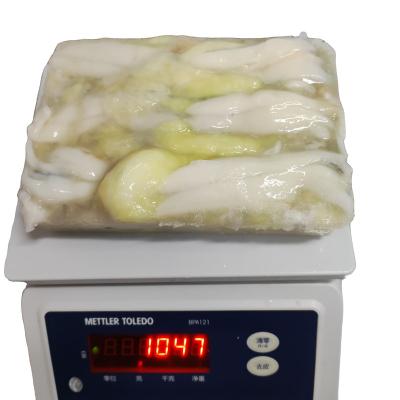 中国 natural Frozen giant whole round illex squid roe white part raw material block in stock 販売のため