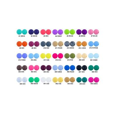 China Creative Environmentally Friendly Materials Factory Direct Sales Silicone Chew Beads 15mm Silicone Ball Jewelry Toy Diy Accessories Baby Beads for sale