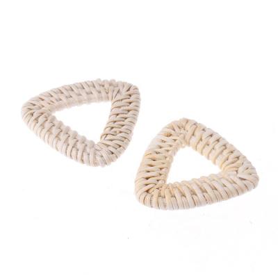 China Crafts Quality Assurance Rattan Jewelry Pieces Unfinished Jewelry Accessories For Earrings for sale