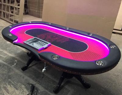 China High Quality Texas Hold'em Custom Poker Tables 2021-0608 for sale