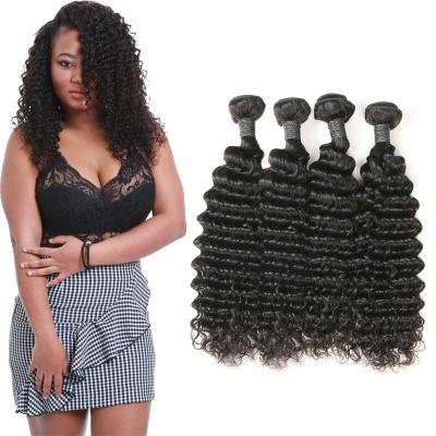 China Paquetes profundos largos auténticos del pelo de la onda, por completo armadura profunda del cabello humano de la onda en venta