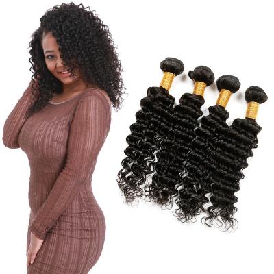 China longitud modificada para requisitos particulares negro natural profundo suavemente rubio de las extensiones del pelo de la onda 8A en venta