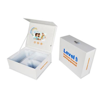 China Europe Download Your LCD Paper Box / Flower Video Screen Box HD Video Gift 4.3 5 7 Inch Video Gift Box for sale