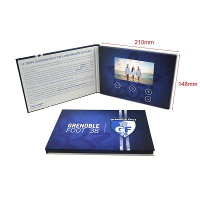 China Europe 5 Inch Digital Screen LCD VCR Greeting Card Brochure Ppaper Video Map Used For Invitation for sale