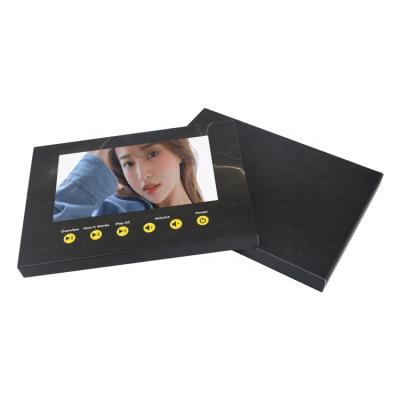 China Europe Customized Printing 10 Inch TFT Screen LCD Video Brochure Greeting Card For Business for sale