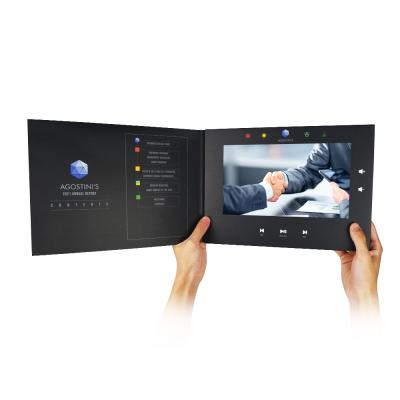 China Europe Custom Printed Brochure Components LCD Video Video Brochure Module for sale