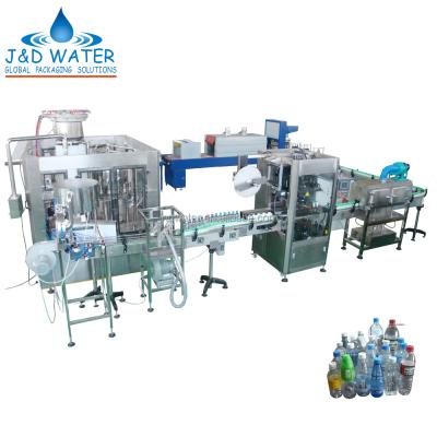 China Complete Beverage Bottle Pure Water Production Line For 250m-2000ml Plastic Bottle Or Glass Bottle for sale