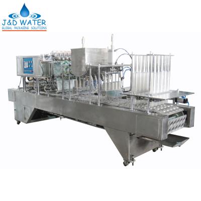 China Hot Sale Beverage Cup Filling And Sealing Machine With Power 8.2 Kw for sale