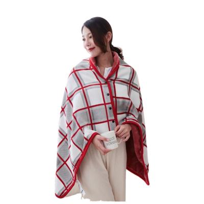 China Polyester TV Pattern Plaid PORTABLE Hot Selling Elegant Single Blanket Warm And Exquisite Covering Shawl for sale