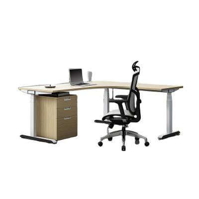 China (Size) adjustable modular furniture l electric shape executive desk table design for sale