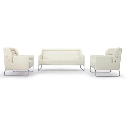 China Sofa Latest Modern White Leather Sectional Office Sofa Set/Living Room Sofa Set for sale