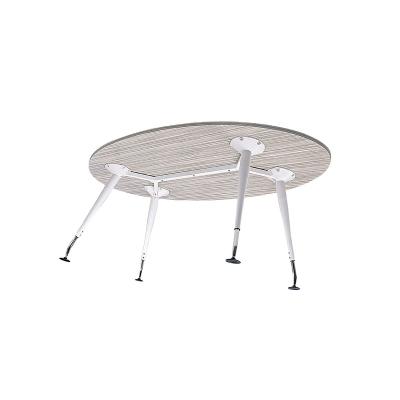 China Factory direct conference room round folding table cheap foldable with wheels for sale