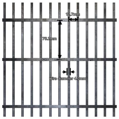 China Easily Assembled Panel of 358 Barriers | 358 High Security Barrier ^ 358 Prison Fencing for sale