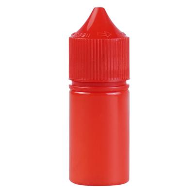 China PET 30ml Winter Makeup Squeeze Drop Water Bottle Explosion Pressure Rotation V3 Cosmetic Hot Red Anti-theft Tip Top Lid for sale