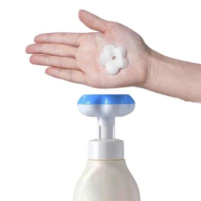 China Custom Foaming Empty Foaming Hand Soap Dispenser Bottle 250ml Flower Hand Soap Pump Bottle Personal Care Container Baby Shampoo Shower Bottle Liquid for sale