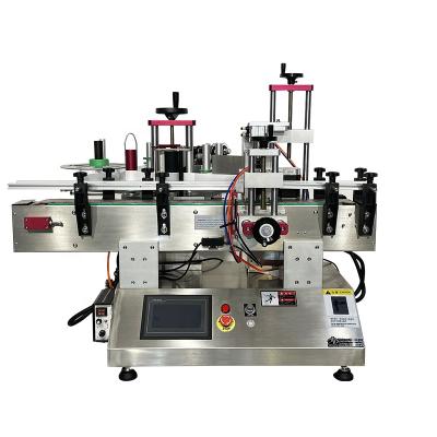 China Food KINGPACKER Desktop Automatic Round Can Bottle Plastic Bottle Labeling Machine for sale