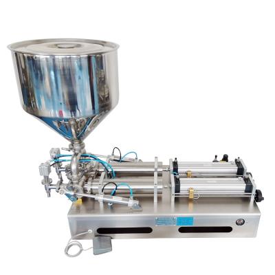 China KINGPACKER GZ-2D Small Semi-automatic Small Gun Daily Double Head Chemical And Drug Bottle Paste Filling Machine for sale