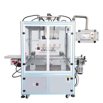 China 2021 New Automatic Food King Packer Screw Capping Machine For Round Glass Bottle for sale