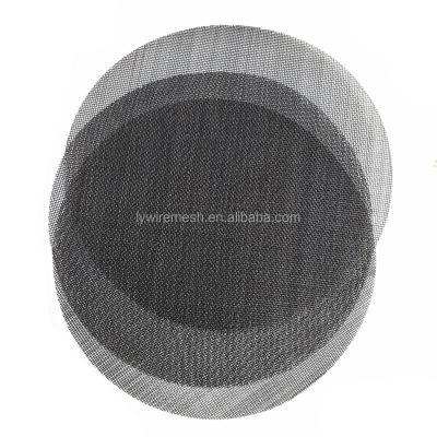 China Excellent Filtration Performance Plastic Recycling Extruder Mesh Screen Black Yarn Cloth Filter Disc for sale