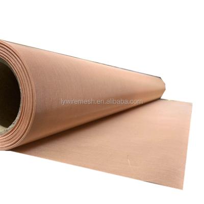 China 320 300 Square Meters 350 Mesh Faraday Cloth Copper Screen Mesh Copper Cloth Non-Magnetic Pure Copper Mesh for sale