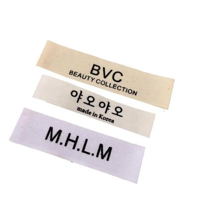 China Woven labels by label viable high density hot factory outlet clothing for clothes for sale