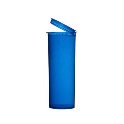 China Blue Plastic Empty 13dr Medicine Prescription Waterproof Airtight Bottles With Caps Container for sale