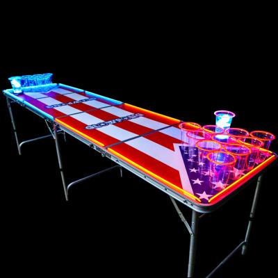 China Easy Carry Beer Pong Table Folding Table, Custom Beer Pong Table Promotion for sale