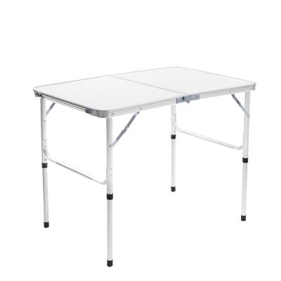 China Foldable Table 90cm Small Folding Table 3ft Traditional Aluminum Foldable Table Outdoor Picnic for sale